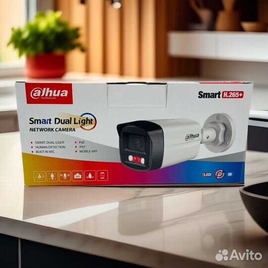 Камера Видеонаблюдения Dahua 2мп с микрофоном