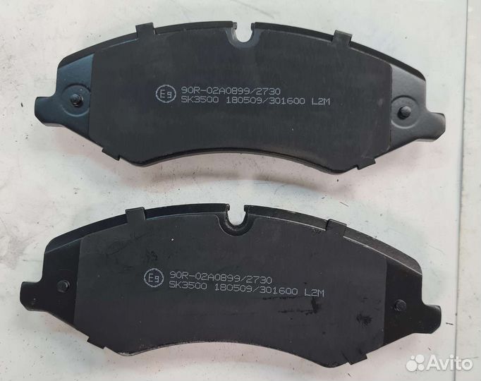 Колодки передние range rover III 06-12