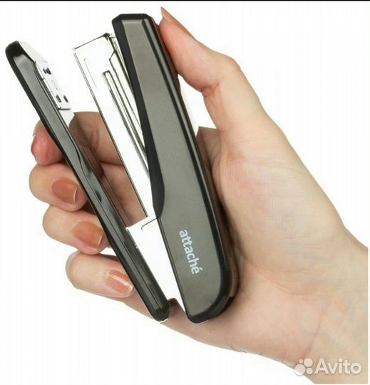 Степлер Attache N24/6, 26/6 до 25 листов, черный