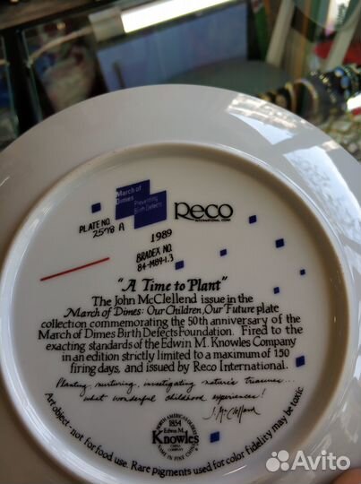 Тарелка декоративная A Time to Plant Сандры Кук