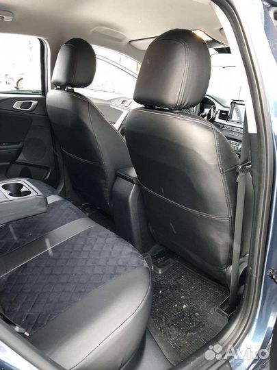 Чехлы kia cerato 4 автопилот алькантара ромб