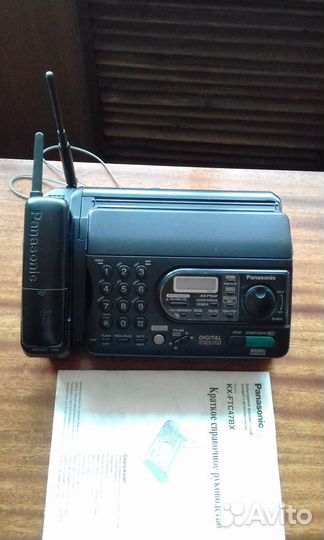 Бесшнуровой факсимильный аппарат с автоответчиком