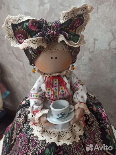 Кукла грелка на чайник