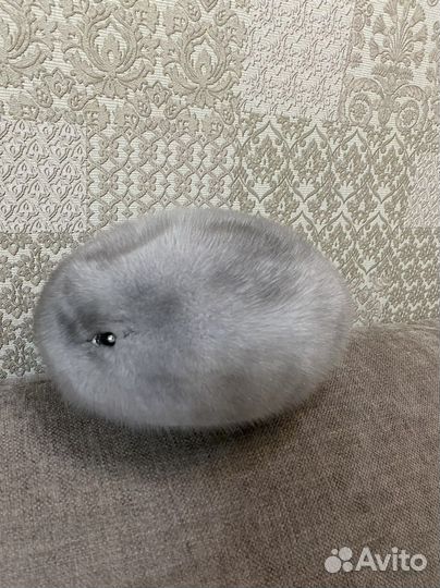 Берет женский норковый