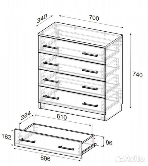 Комод детский