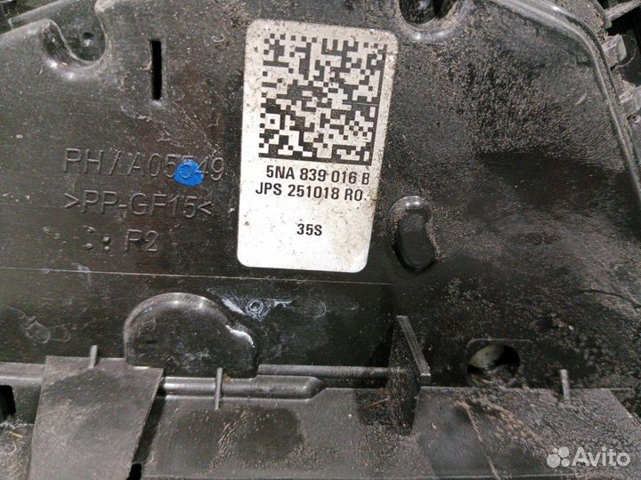 Б/У Замок двери задней правой#002