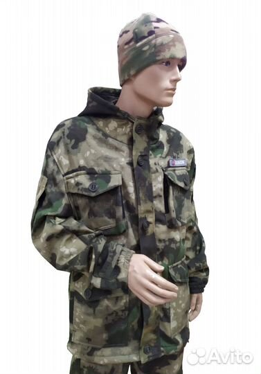 Костюм Горка-8 деми на флисе тигр, мох, мультик