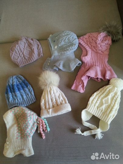 Шапки детские и взрослые