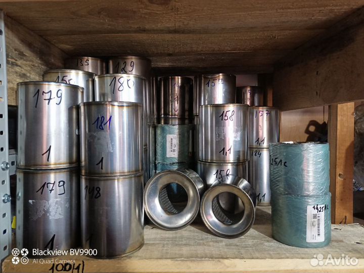 Пламегасители вместо катализатора разных размеров