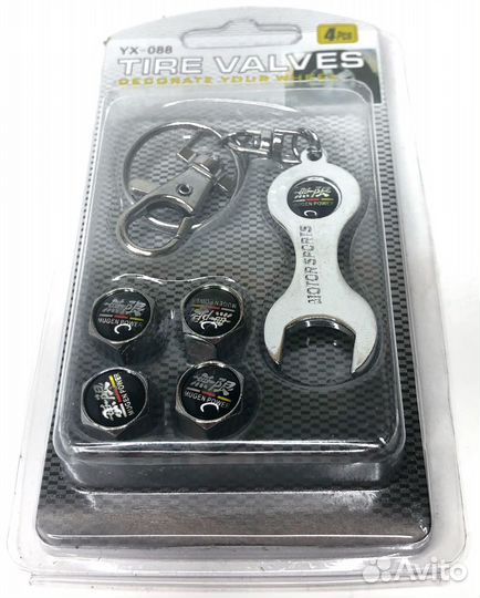 Колпачки на ниппеля - Mugen Power (с ключом/разные