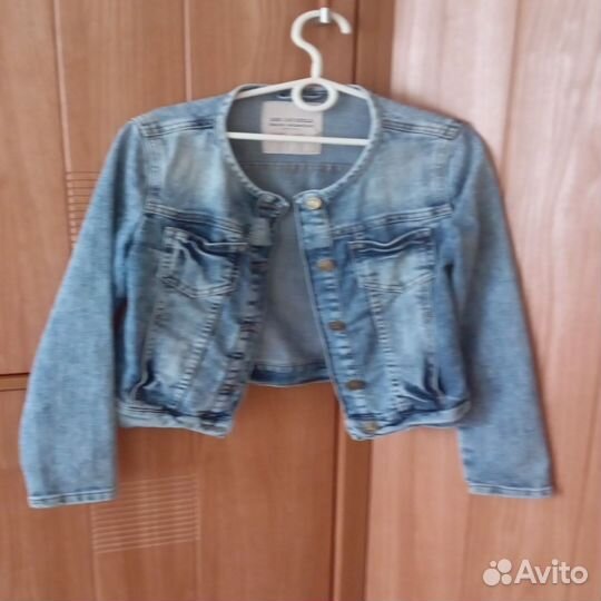 Джинсовка для девочки рост 140
