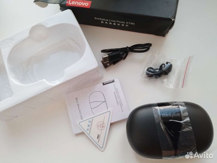 Спортивные беспроводные наушники lenovo