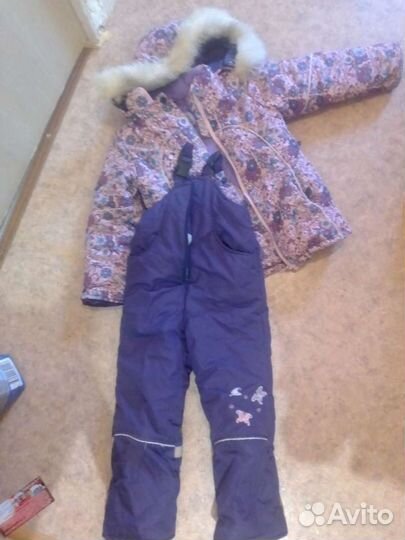 Детский зимний комбинезон на девочку