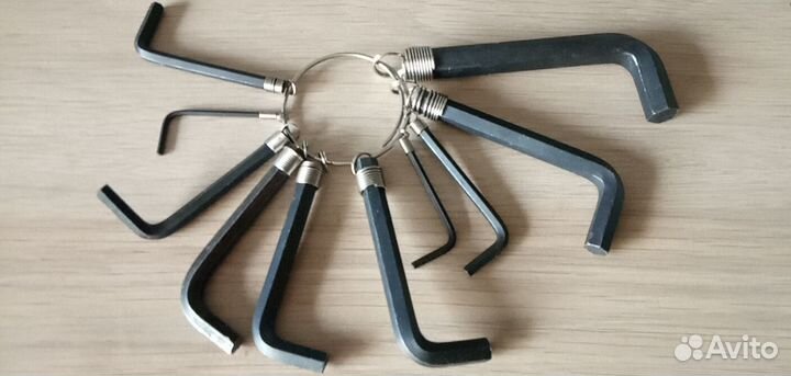 Набор шестигранников для мебели 10 штук