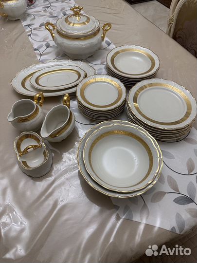 Сервиз столовый чешский