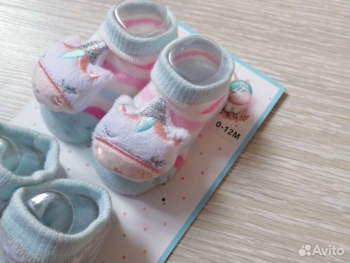 Носочки для новорожденных