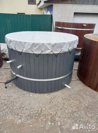 Банный чан купель с подогревом