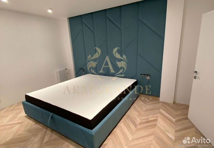 Кровать с мягким изголовьем в рассрочку