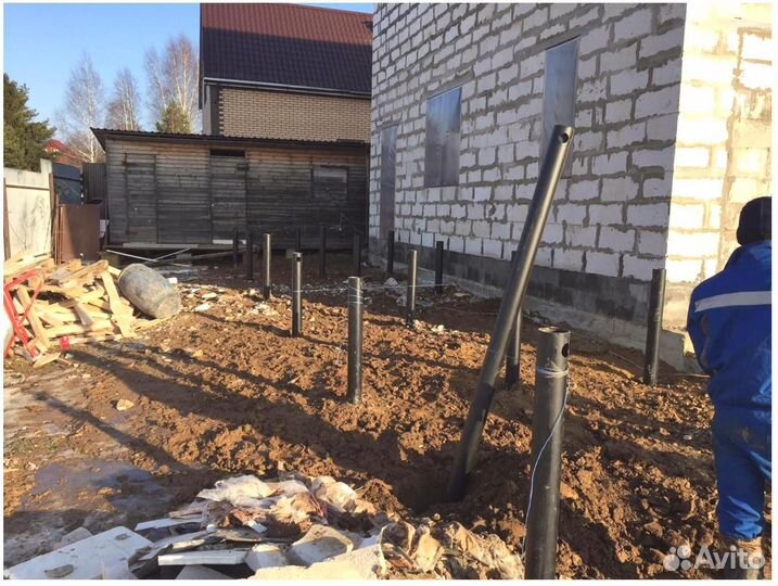 Фундамент на винтовых сваях монтаж, реконструкция