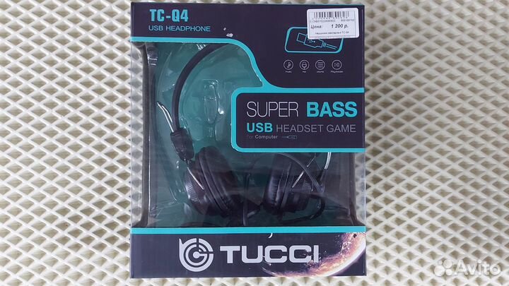 Ч) Наушники TC-04