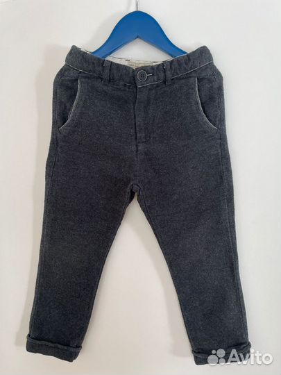 Zara пиджак, шерстяные брюки, рубашка размер 110