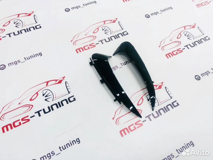 Плавники в задний бампер на C-Coupe C205