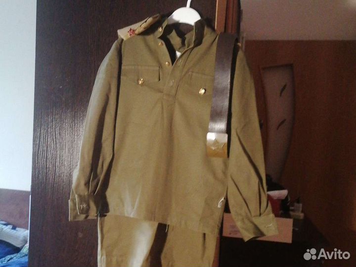 Детский военный костюм для девочки