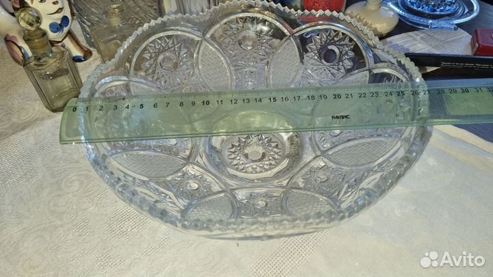 Хрусталь,стекло СССР, для севировки стола