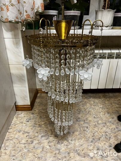 Люстра хрустальная sklarny novy bydzov Чехия