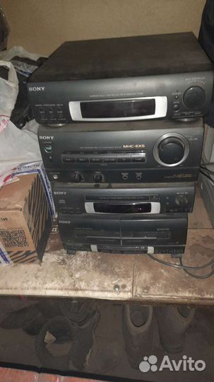 Музыкальный центр sony mhc ех 5