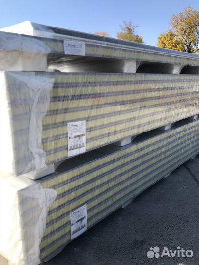 Сендвич панели минвата 150мм