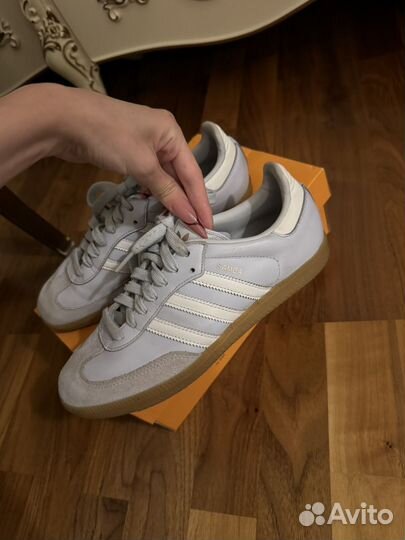 Adidas samba light blue