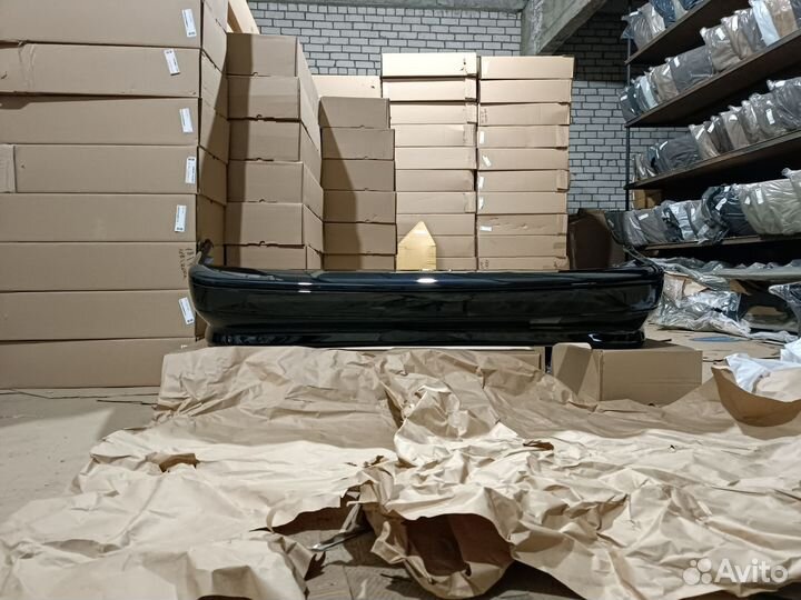 Бампер задний ваз 2114 цвет сине черный - космос