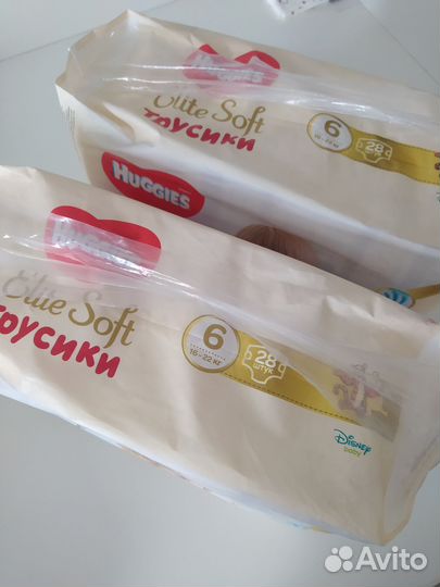 Huggies Elite soft 6 трусики