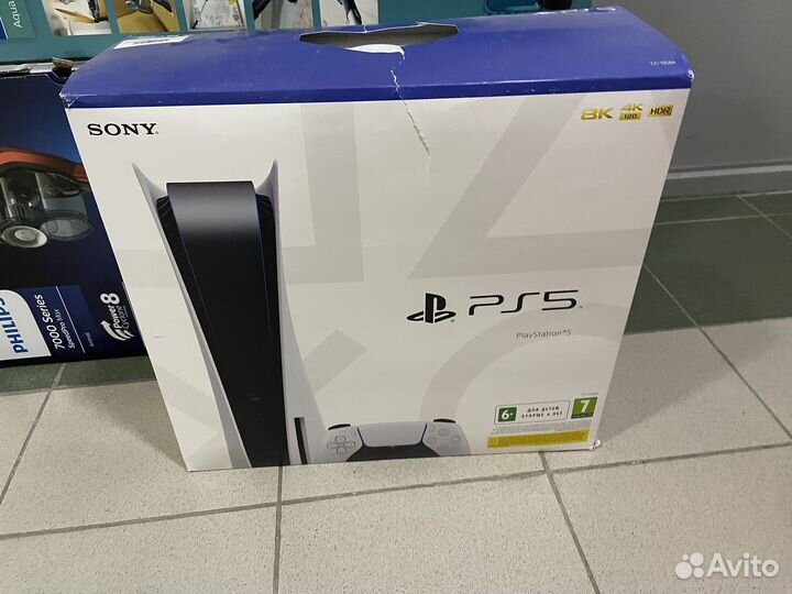 Коробка от sony playstation 5