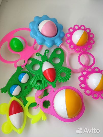 Погремушка и грызунки пакетом