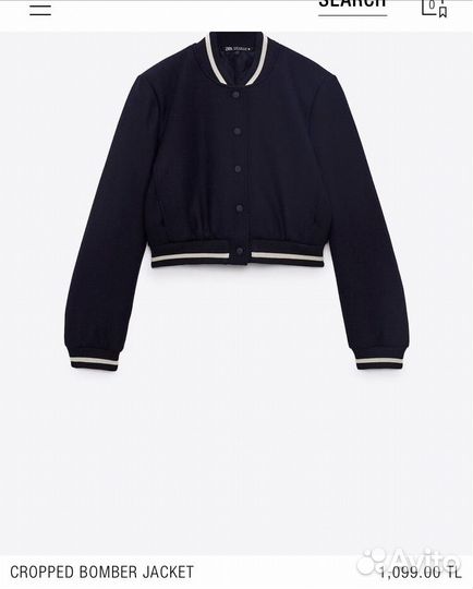 Бомбер zara