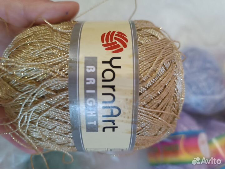 Пряжа с люрексом