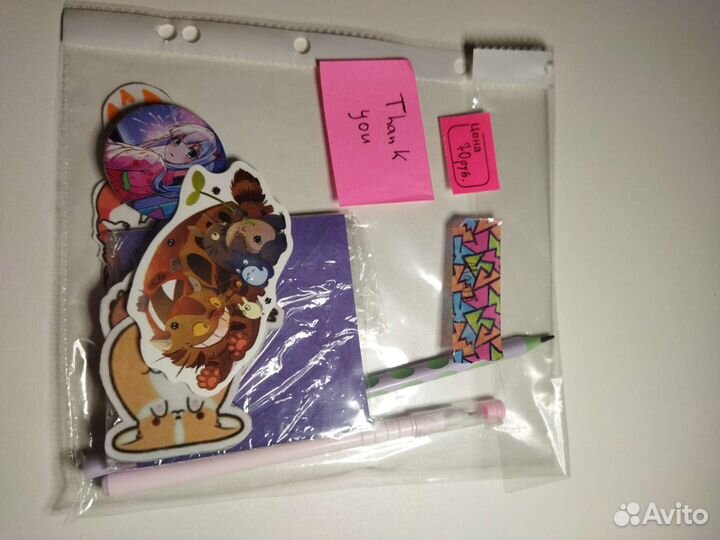 Наборы с канцелярией и разными другими вещами