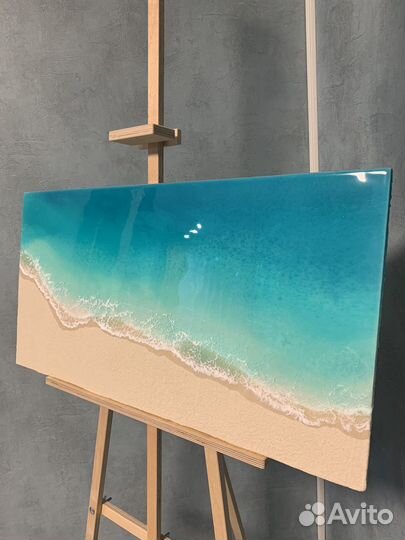 Картина Море из эпоксидной смолы