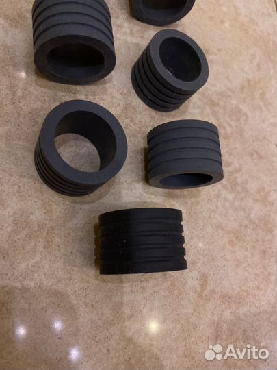 Комплект роликов резиновых шин