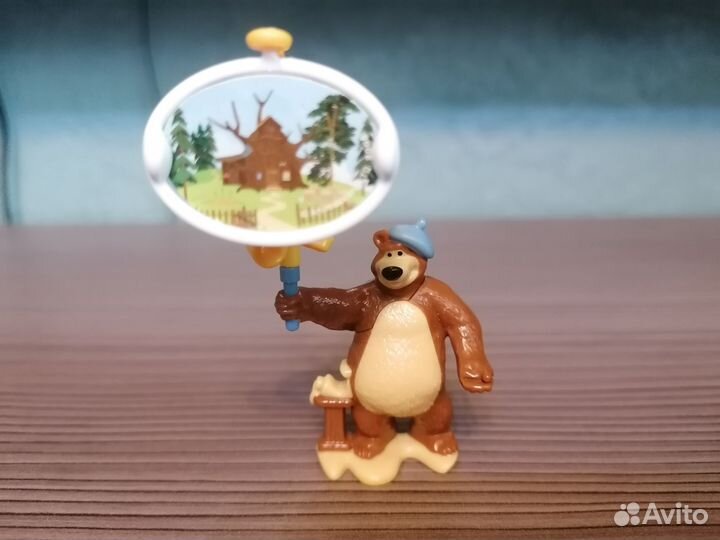 Маша и медведь игрушки из свит бокса и киндера