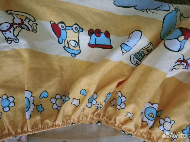 Простынь на резинке 120*60