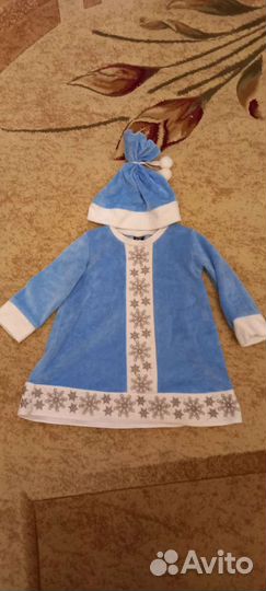 Костюм снегурочки детский