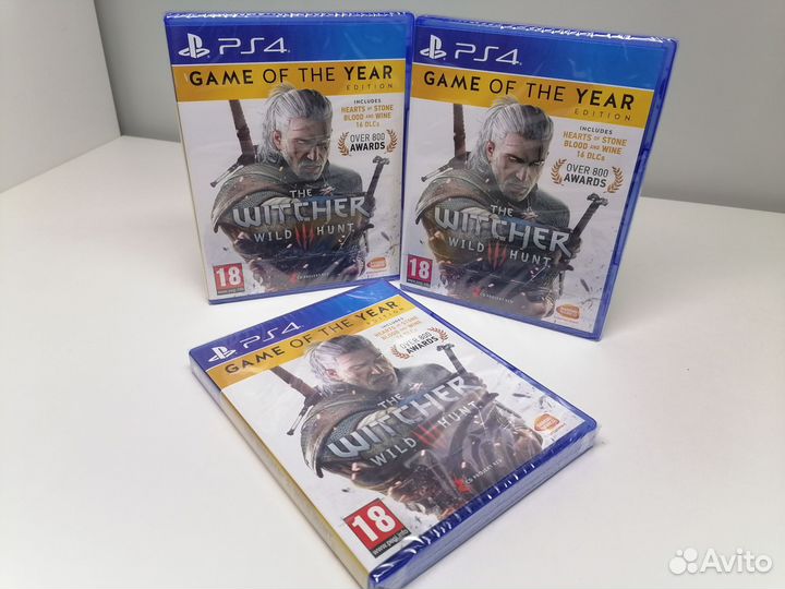 Ведьмак 3 Дикая охота Новый PS4 /PS5