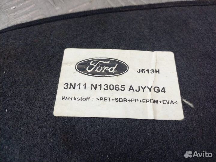 Коврик багажника Ford Fusion 1.6 fyja 100Л.С 2006