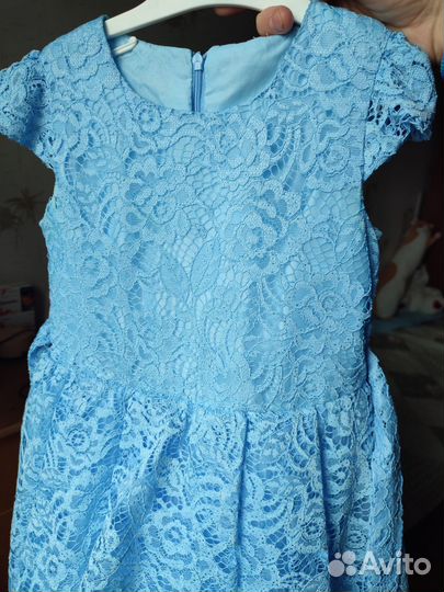 Детское нарядное платье 122