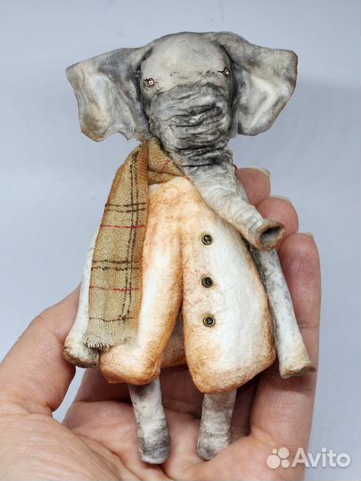 Ватные елочные игрушки