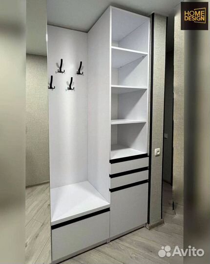 Шкаф распашной с фрезеровкой