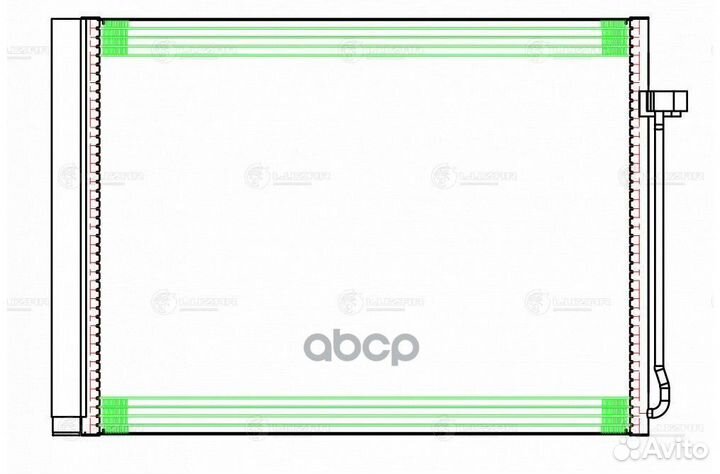 Радиатор кондиц. для а/м BMW X5 (E70) (06) /X6